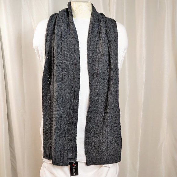 V. Fraas Cable Knit Scarf, NWT - Picture 2 of 5